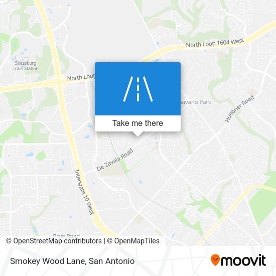 Smokey Wood Lane map