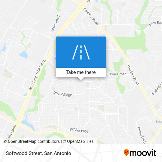 Softwood Street map