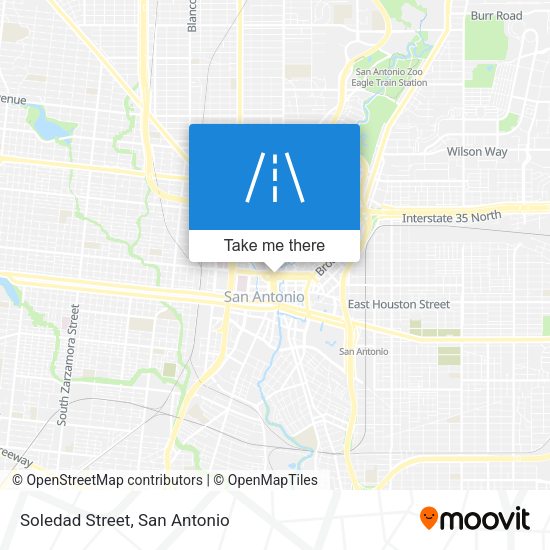 Mapa de Soledad Street