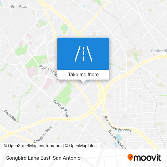 Songbird Lane East map