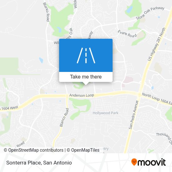Sonterra Place map