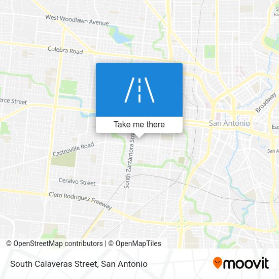Mapa de South Calaveras Street