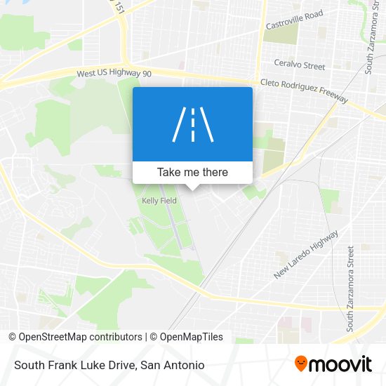 South Frank Luke Drive map