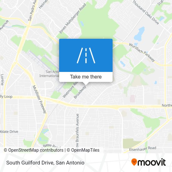 South Guilford Drive map