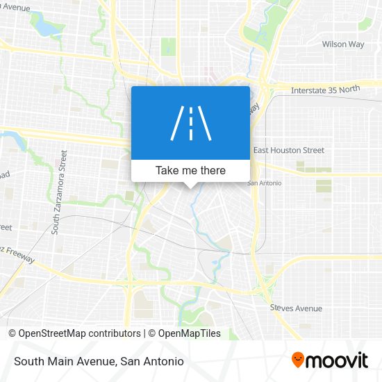 South Main Avenue map