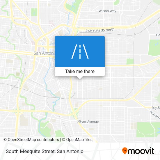 South Mesquite Street map