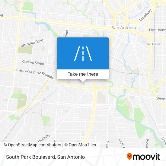 South Park Boulevard map