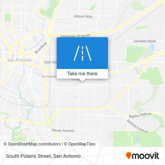 South Polaris Street map