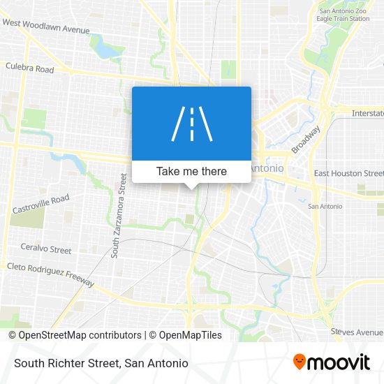 South Richter Street map