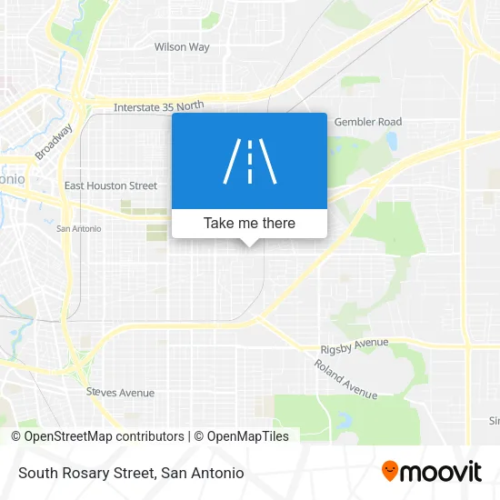 South Rosary Street map