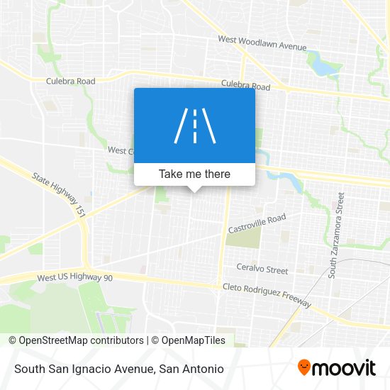 Mapa de South San Ignacio Avenue