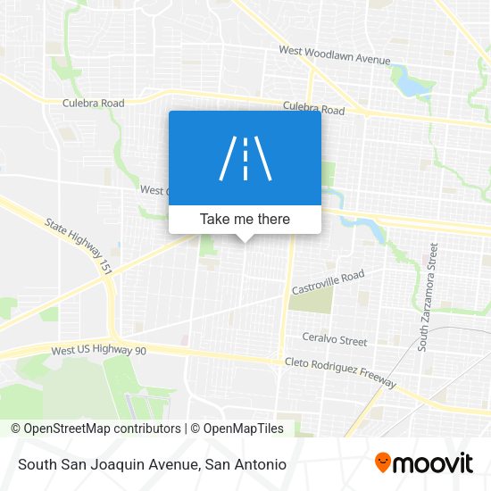 South San Joaquin Avenue map