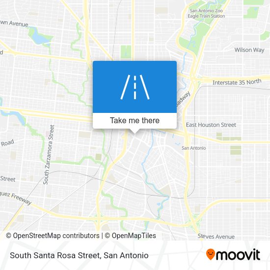 South Santa Rosa Street map