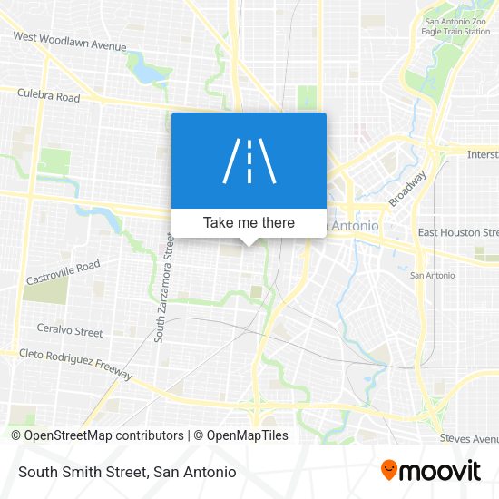 South Smith Street map