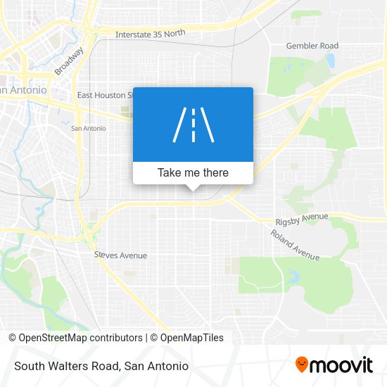 South Walters Road map