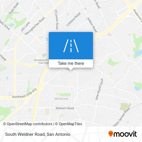 South Weidner Road map