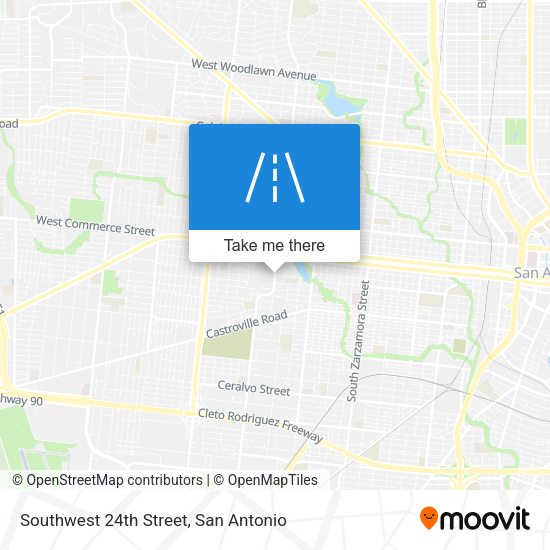 Mapa de Southwest 24th Street