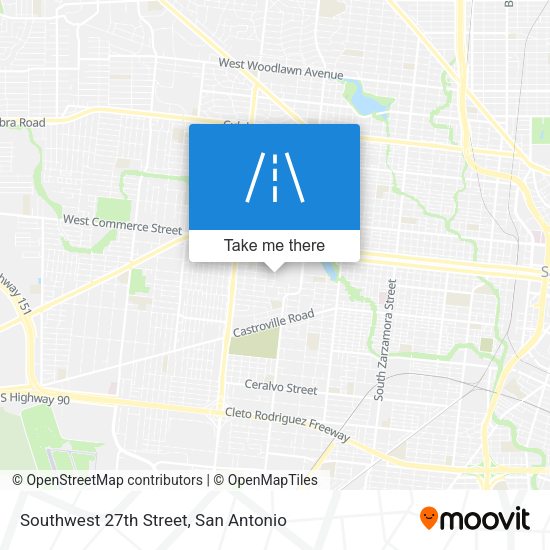 Mapa de Southwest 27th Street