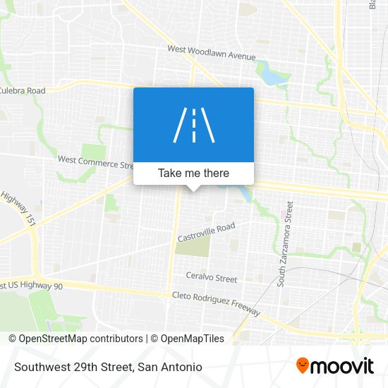 Southwest 29th Street map