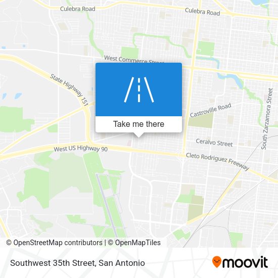 Mapa de Southwest 35th Street