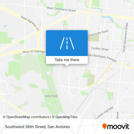 Mapa de Southwest 36th Street