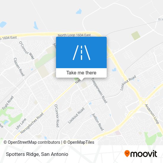 Mapa de Spotters Ridge