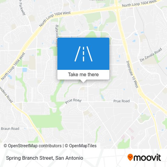 Spring Branch Street map