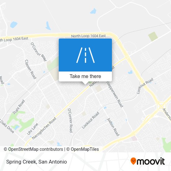 Mapa de Spring Creek