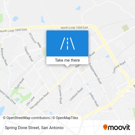 Spring Dove Street map