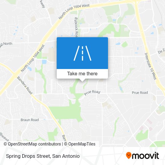 Spring Drops Street map