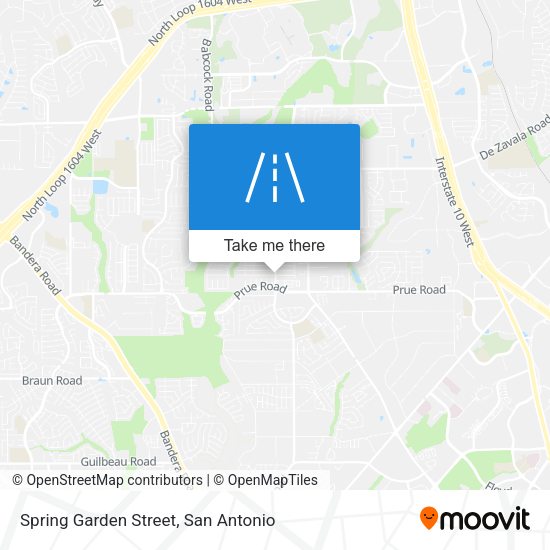 Spring Garden Street map