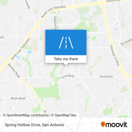 Spring Hollow Drive map