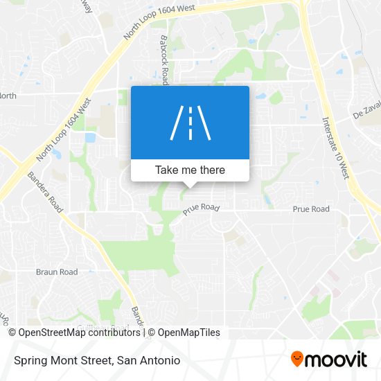 Spring Mont Street map