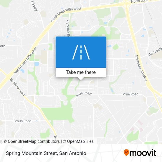 Mapa de Spring Mountain Street