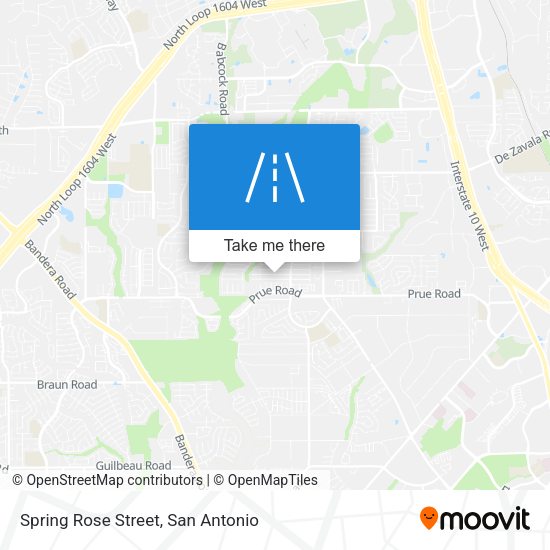 Spring Rose Street map