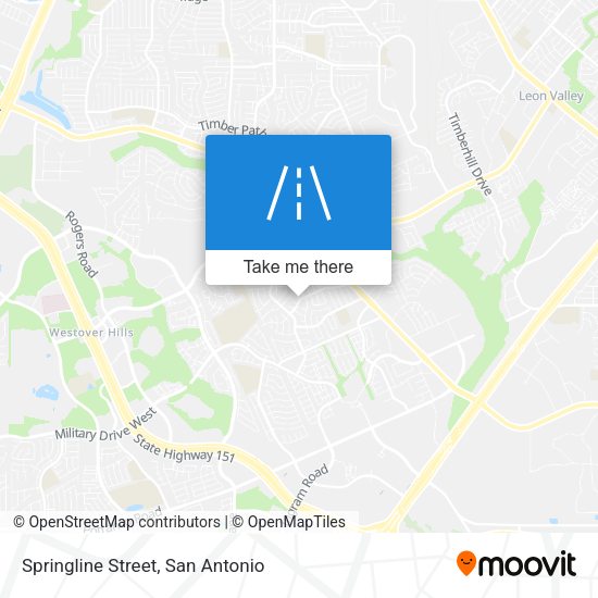 Springline Street map