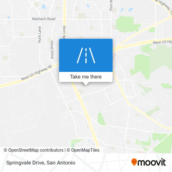 Mapa de Springvale Drive
