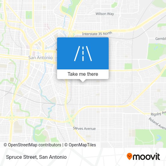 Mapa de Spruce Street