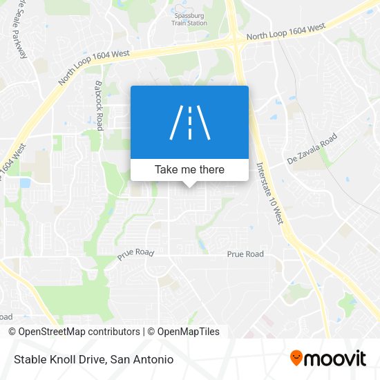 Stable Knoll Drive map