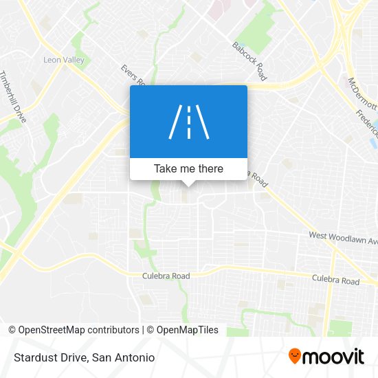 Stardust Drive map