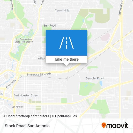 Mapa de Stock Road