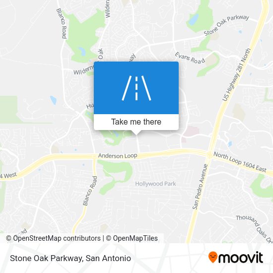 Mapa de Stone Oak Parkway