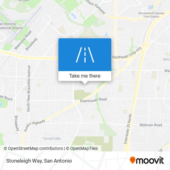 Stoneleigh Way map