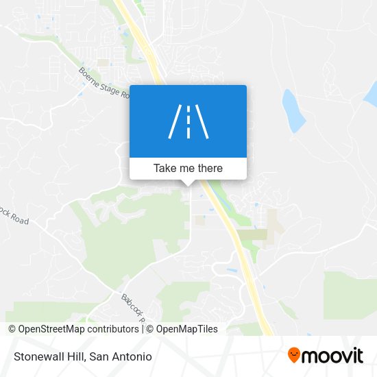 Stonewall Hill map