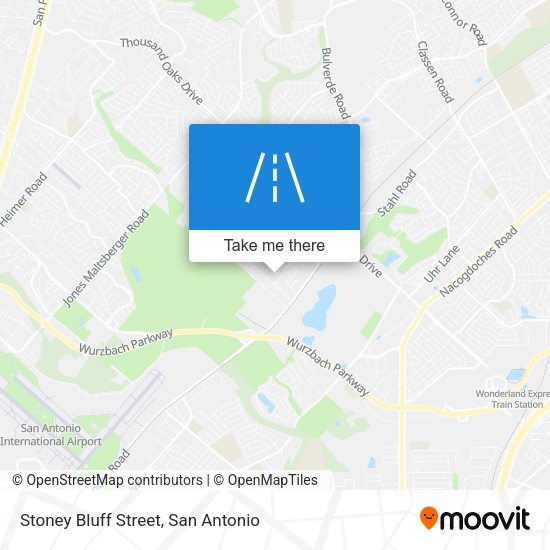 Stoney Bluff Street map