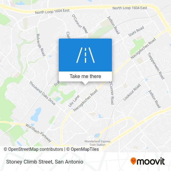 Stoney Climb Street map