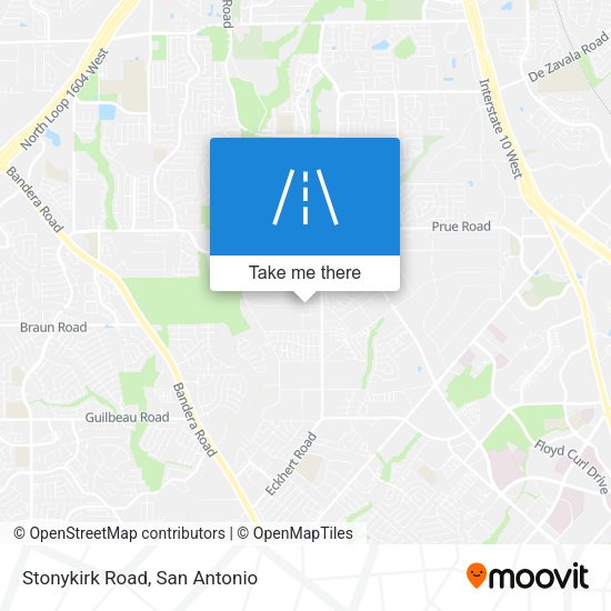 Stonykirk Road map