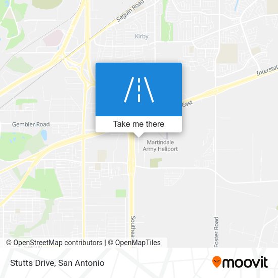 Mapa de Stutts Drive