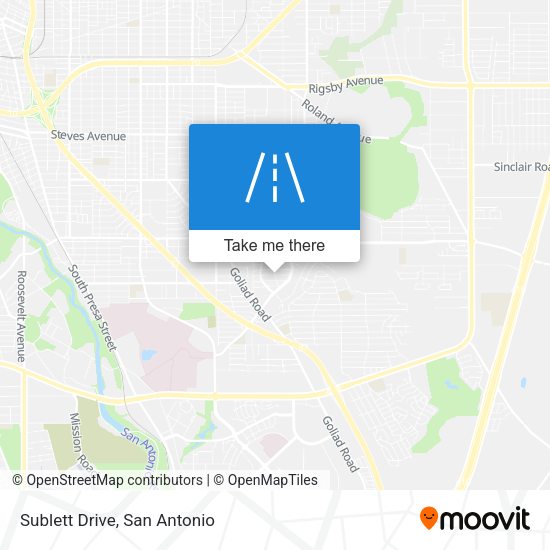 Mapa de Sublett Drive