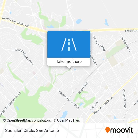 Mapa de Sue Ellen Circle
